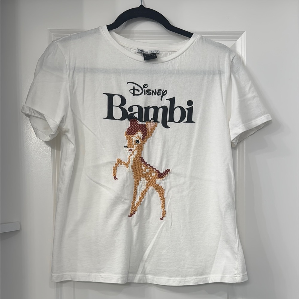 Disney Bambi White T-Shirt